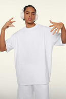 Cooling-Touch Essential Raw Edge Tee - Teeth White