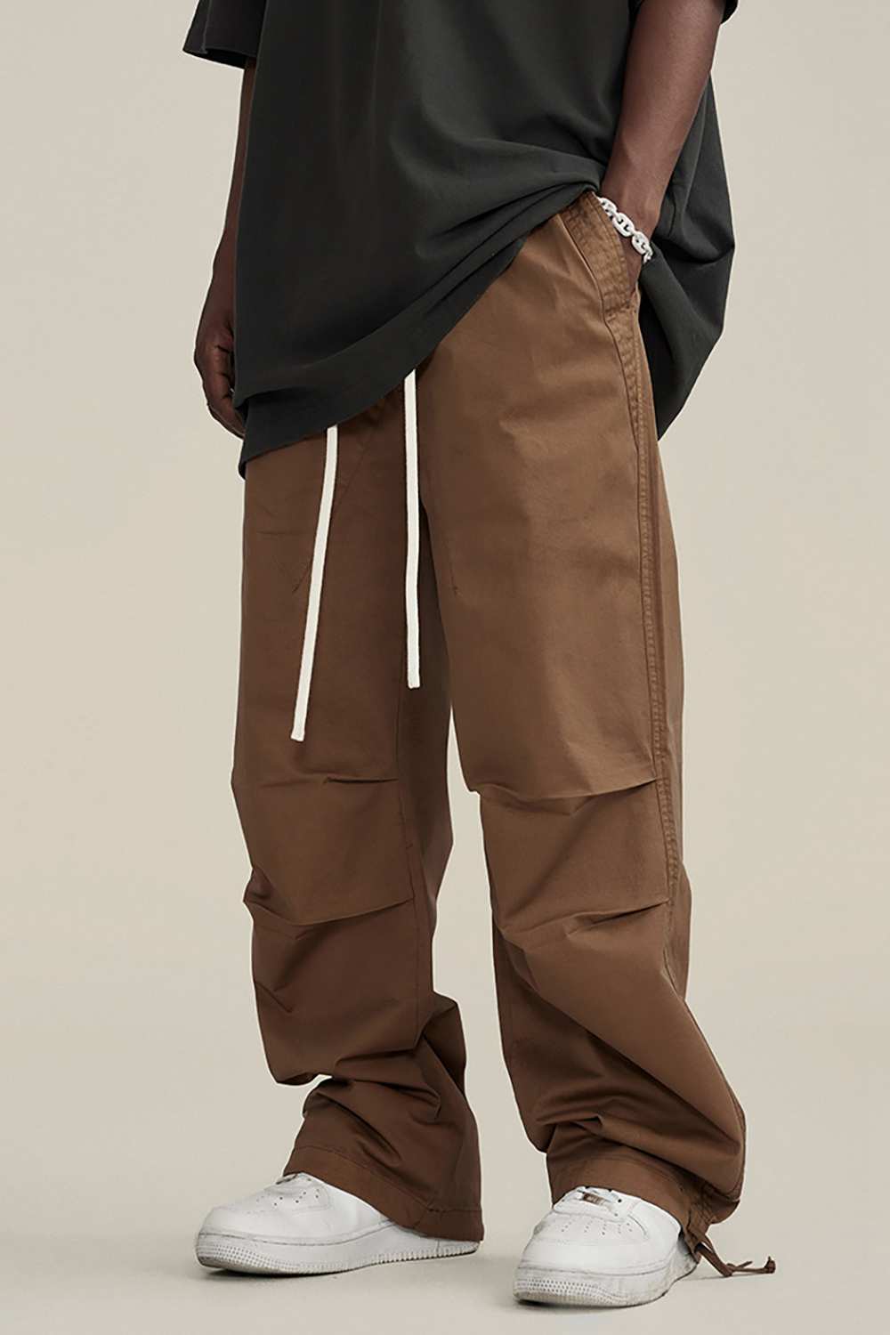 Men's Vintage High Street Cargo Pants - Washed Urban Explorer Trousers