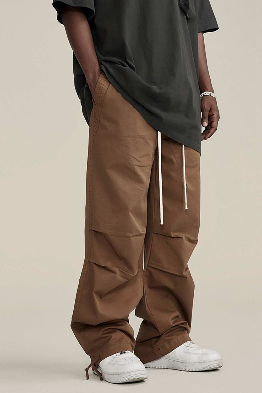 Men's Vintage High Street Cargo Pants - Washed Urban Explorer Trousers