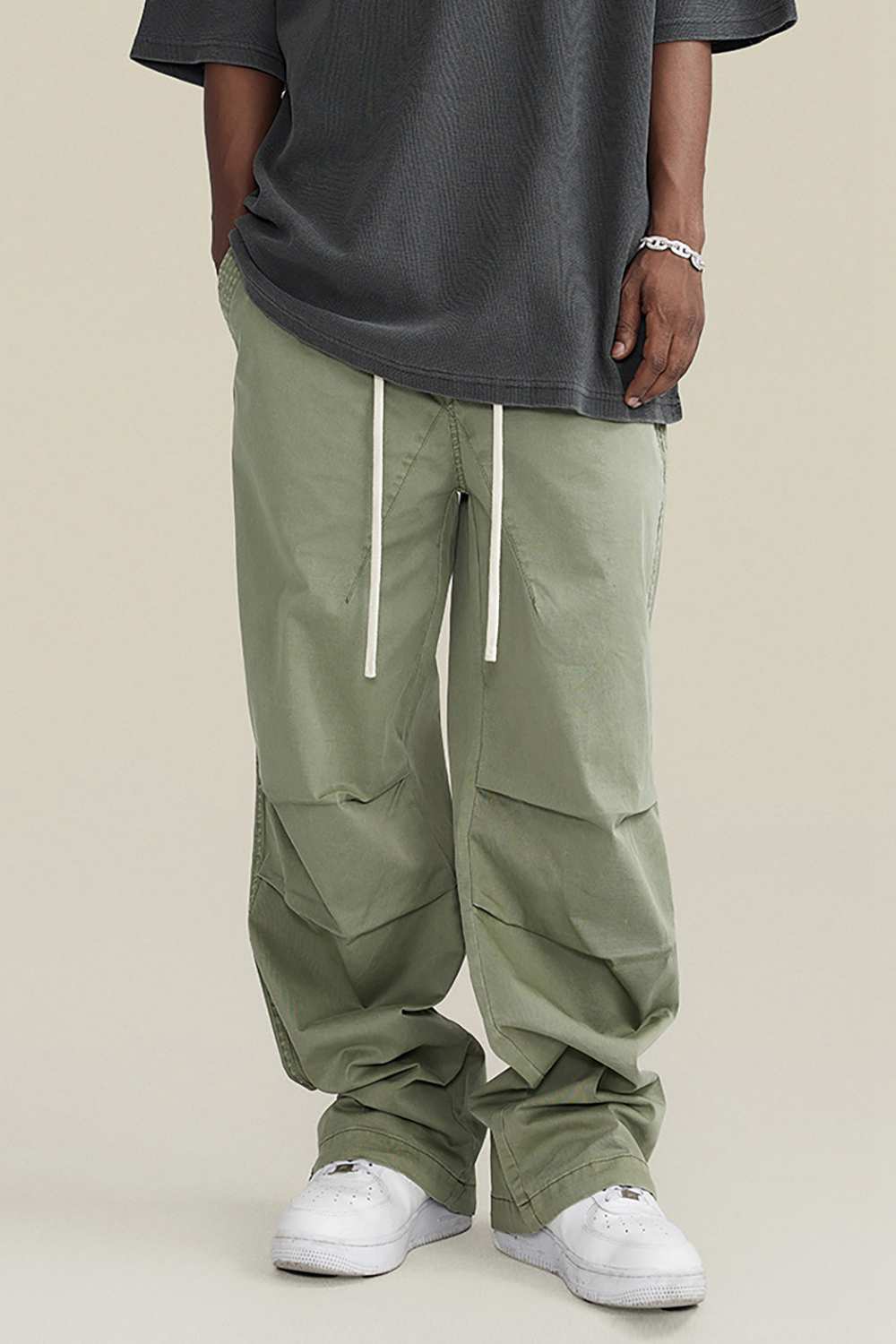 Men's Vintage High Street Cargo Pants - Washed Urban Explorer Trousers