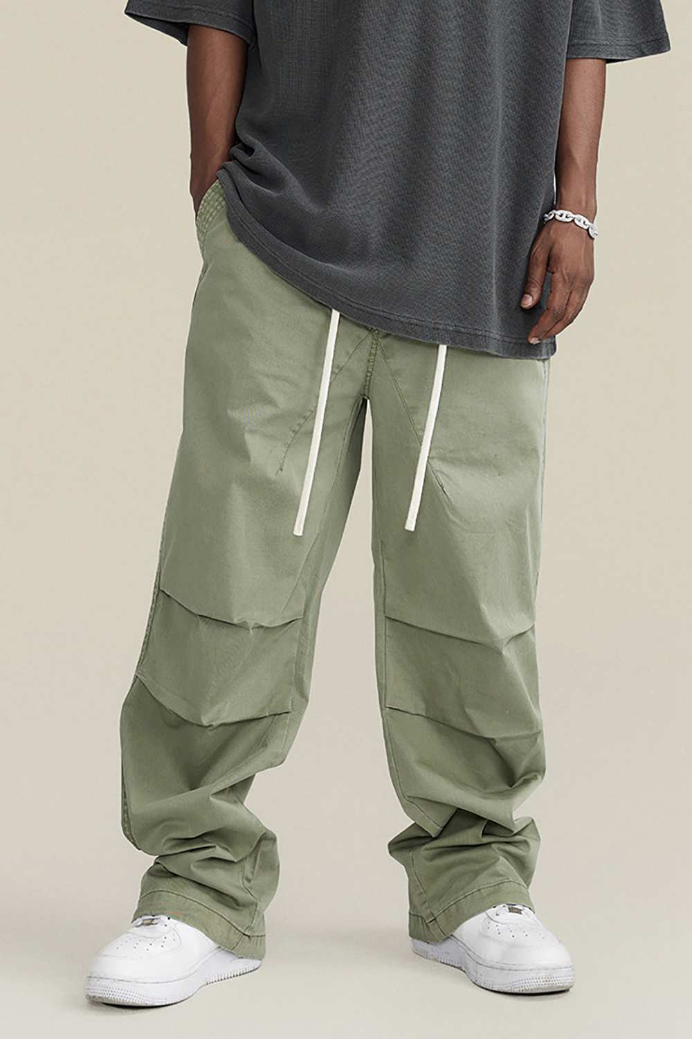 Men's Vintage High Street Cargo Pants - Washed Urban Explorer Trousers