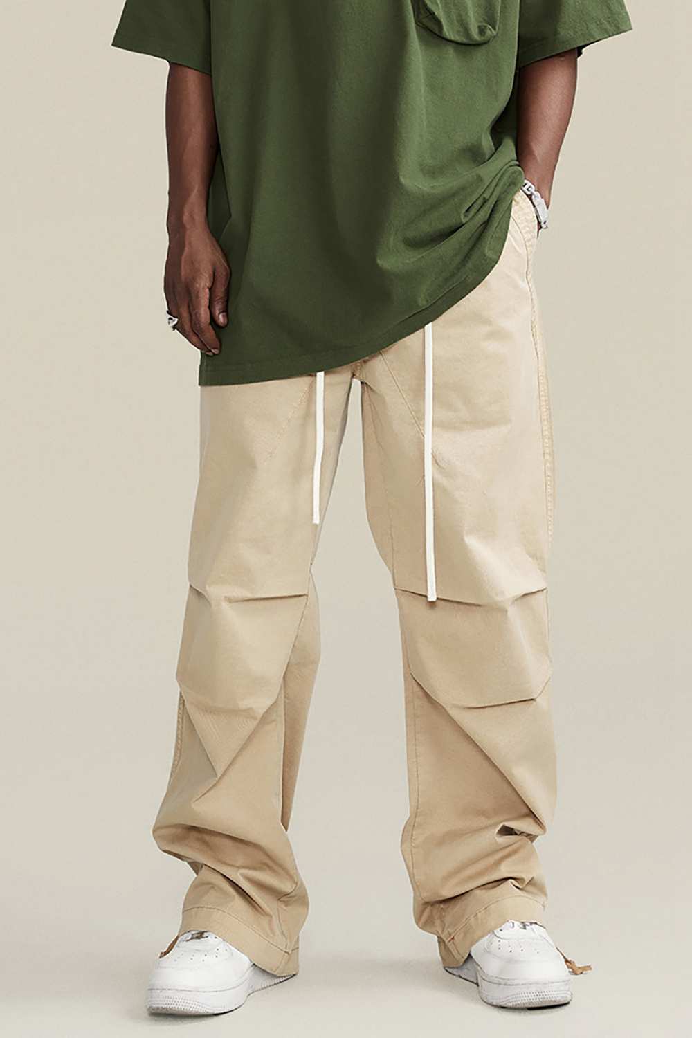 Men's Vintage High Street Cargo Pants - Washed Urban Explorer Trousers