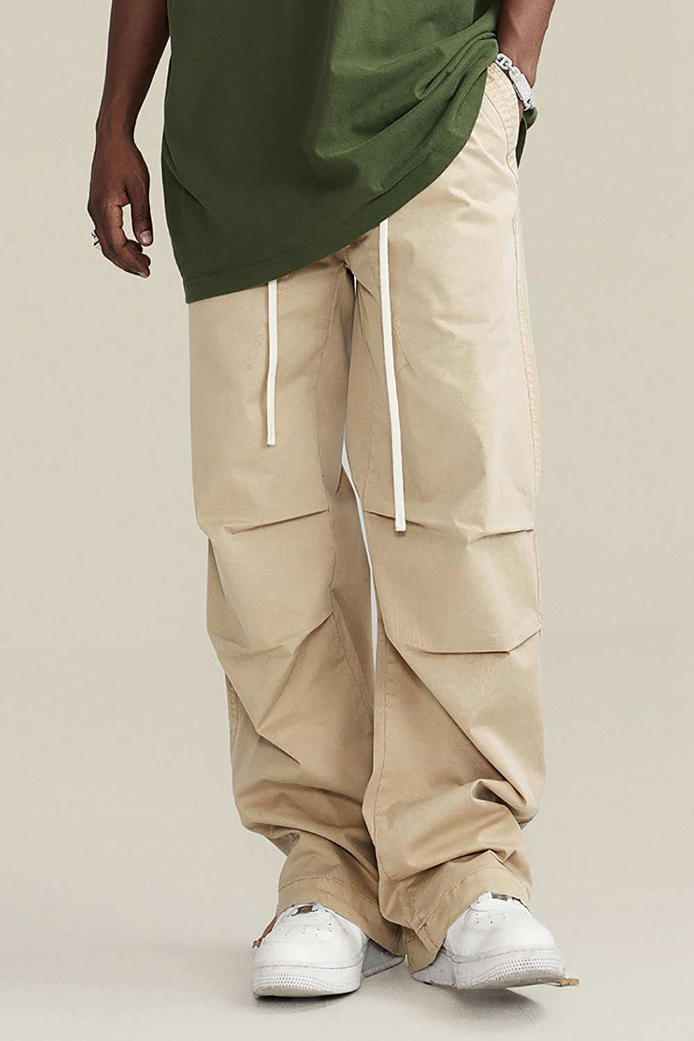 Men's Vintage High Street Cargo Pants - Washed Urban Explorer Trousers