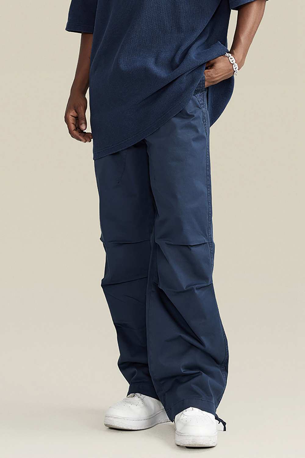 Men's Vintage High Street Cargo Pants - Washed Urban Explorer Trousers