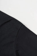 Relaxed Fit Graphic Short Sleeve Tee - Metallic Black