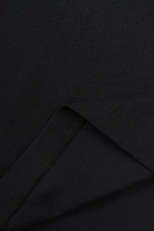 Relaxed Fit Graphic Short Sleeve Tee - Metallic Black