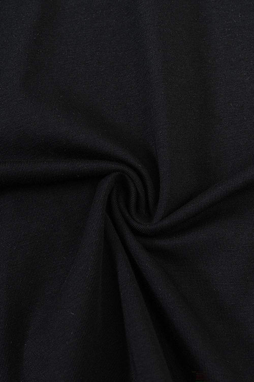 Relaxed Fit Graphic Short Sleeve Tee - Metallic Black