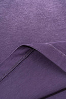 Moisture-Wicking Gradient-Wash Graphic Cotton T-Shirt in Grape Purple - hem detail
