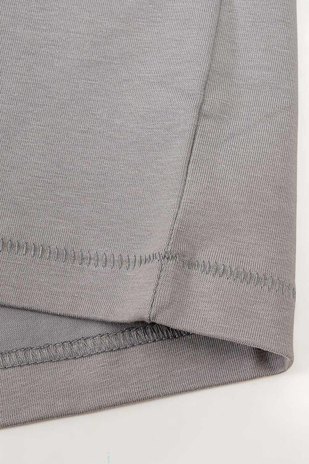 Cool-Touch Playing-Card Graphic Tee in Gray - product detail close-up