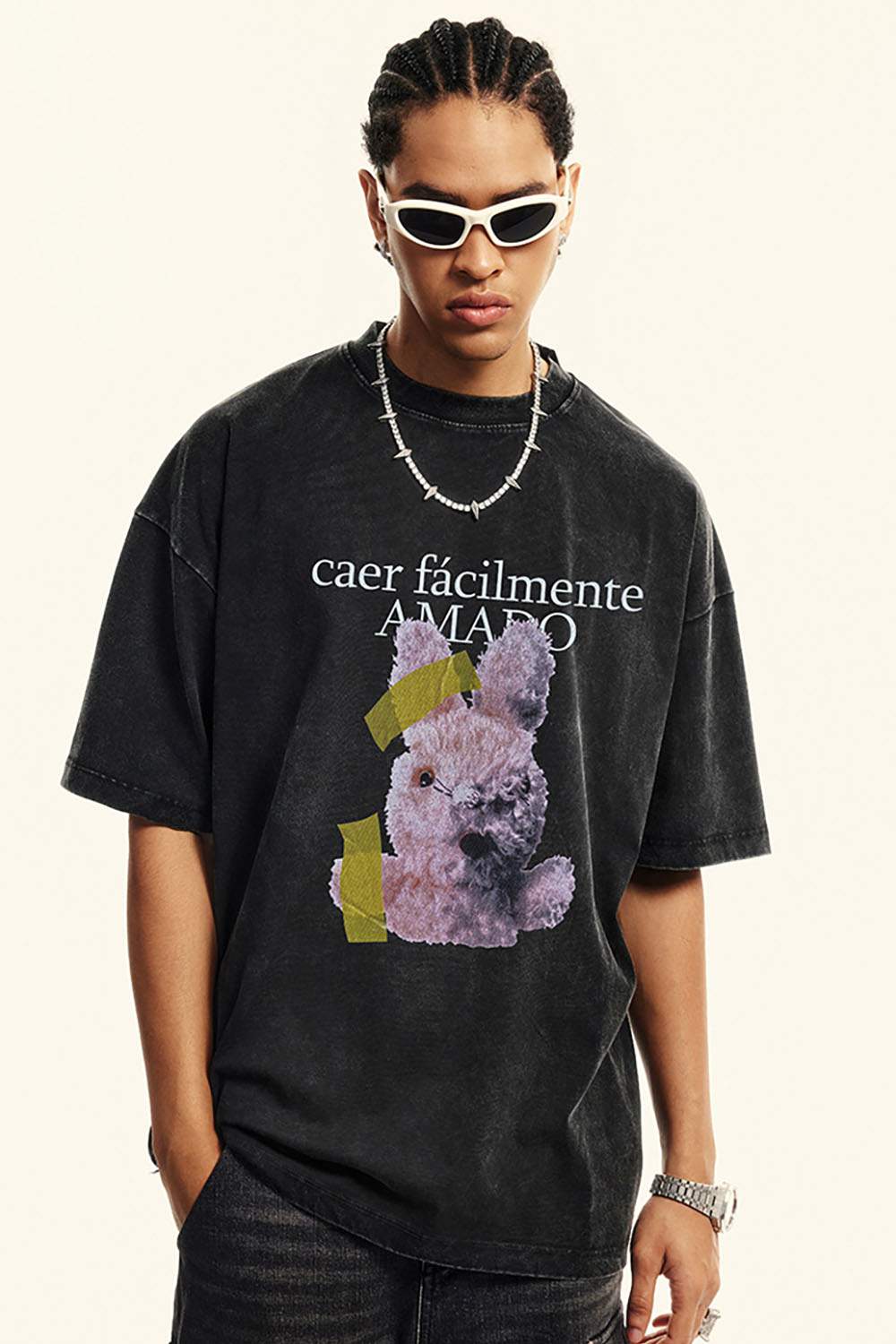 Washed Gradient Quick-Dry Tee - Fried Snowflakes