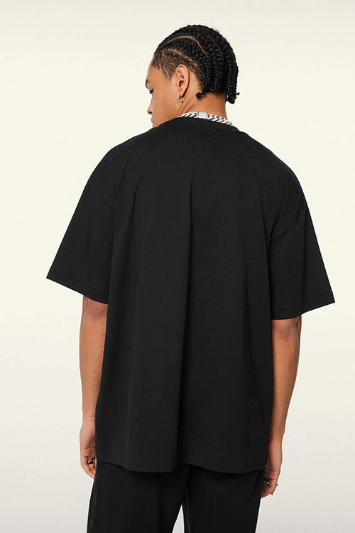 Washed Active Performance Graphic Tee - Metallic Black