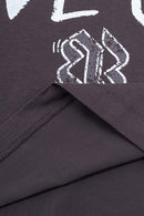 Washed Active Performance Graphic Tee - Raspberry Purple
