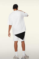 Washed Active Performance Graphic Tee - Teeth White