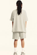 Vintage Wash Graphic Relaxed Tee - Slate Rice