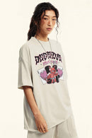 Vintage Wash Graphic Relaxed Tee - Slate Rice