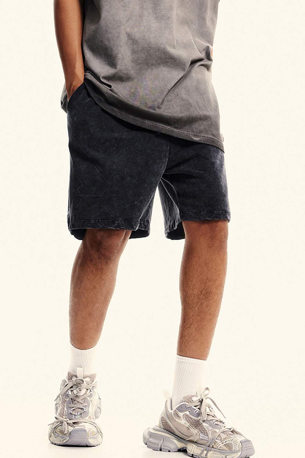 Men's Vintage Washed Athletic Shorts