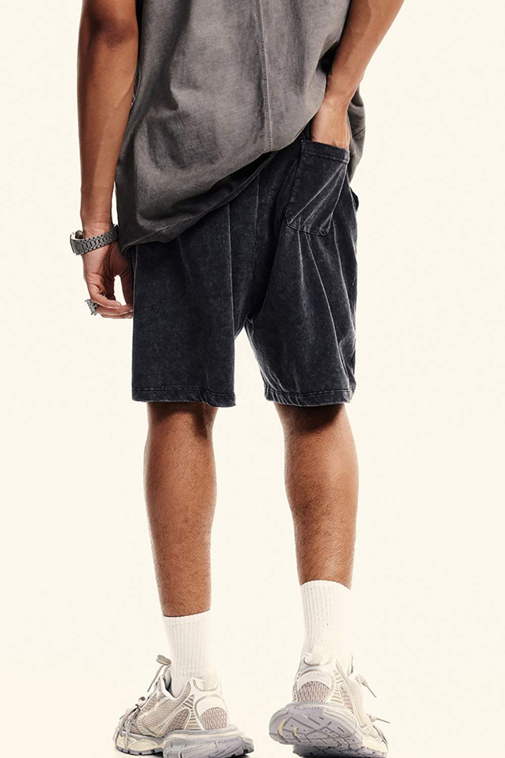 Men's Vintage Washed Athletic Shorts