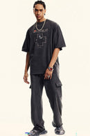 Heavyweight Washed Vintage Tee - Dark Gray