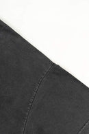 Heavyweight Washed Vintage Tee - Dark Gray