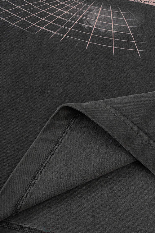 Heavyweight Washed Vintage Tee - Dark Gray