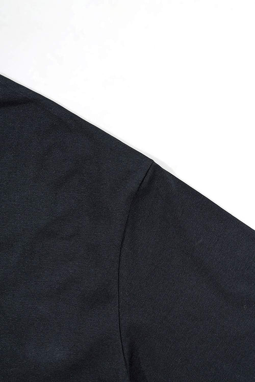 Cool-Touch Persistence Graphic Sorona-Blend T-Shirt in Metallic Black - product detail close-up