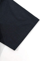 Cool-Touch Persistence Graphic Sorona-Blend T-Shirt in Metallic Black - cuff detail