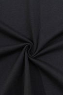Cool-Touch Persistence Graphic Sorona-Blend T-Shirt in Metallic Black - fabric texture close-up