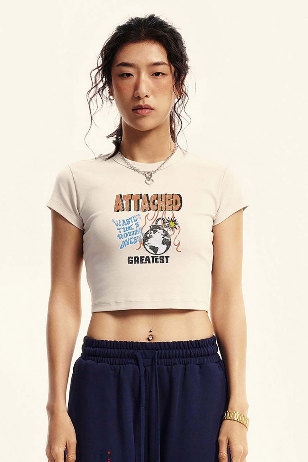 Vintage Racing Crop Top