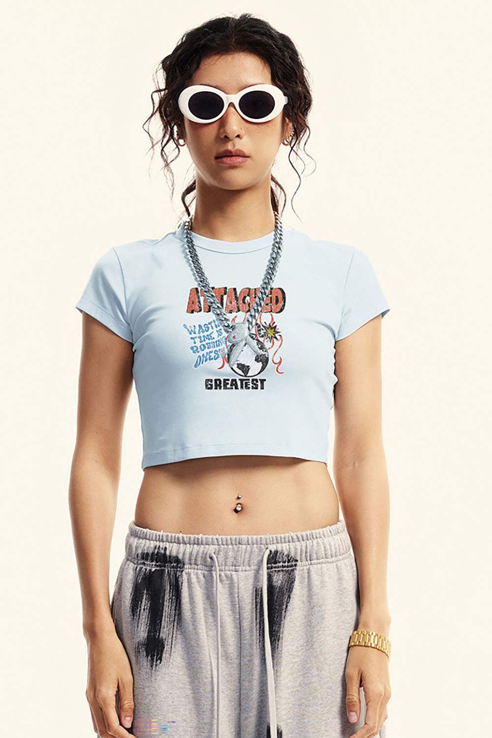 Vintage Racing Crop Top