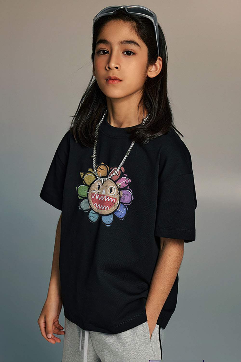 Cool Comfort Daisy Graphic T-Shirt for Kids