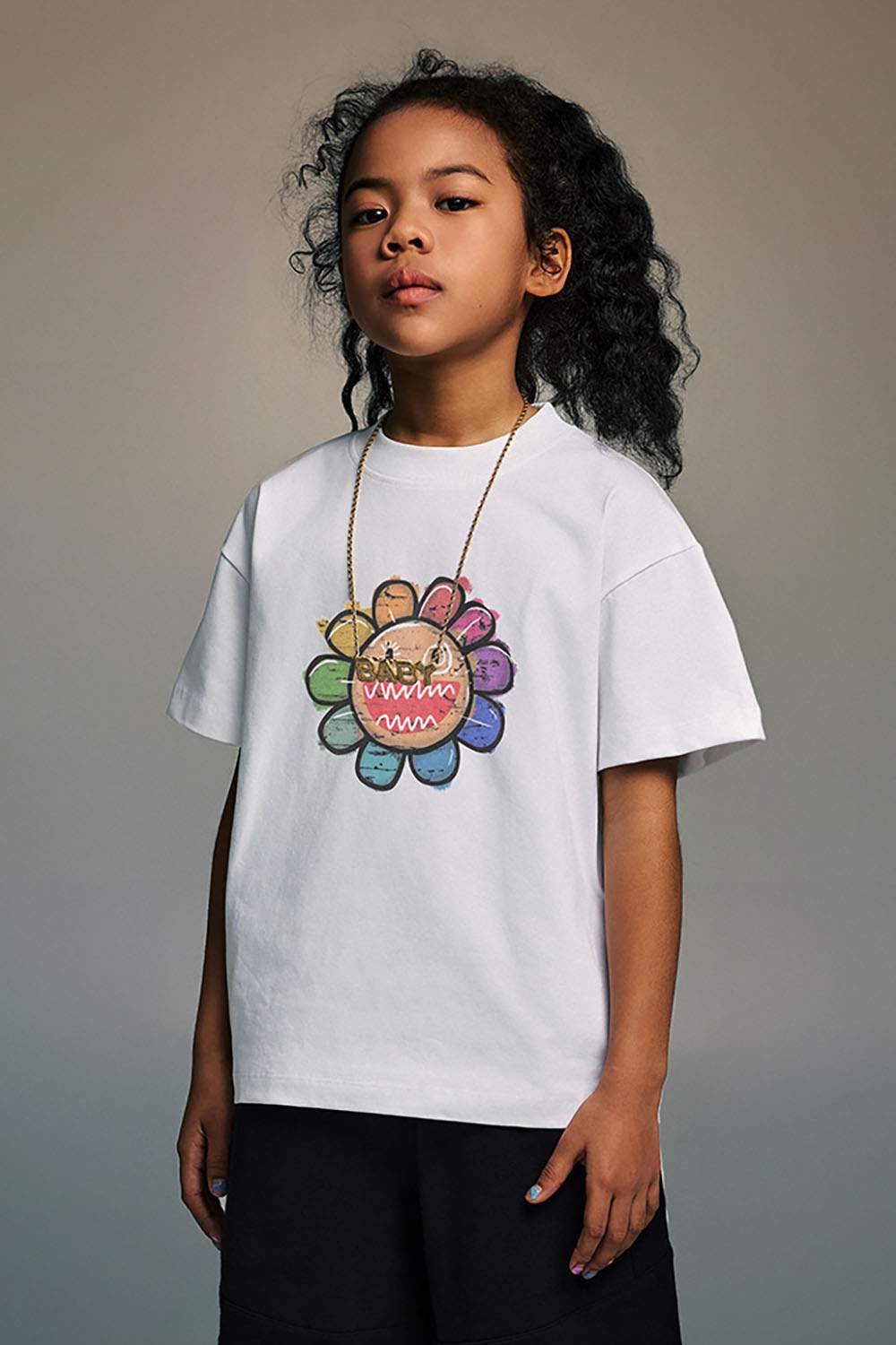 Cool Comfort Daisy Graphic T-Shirt for Kids