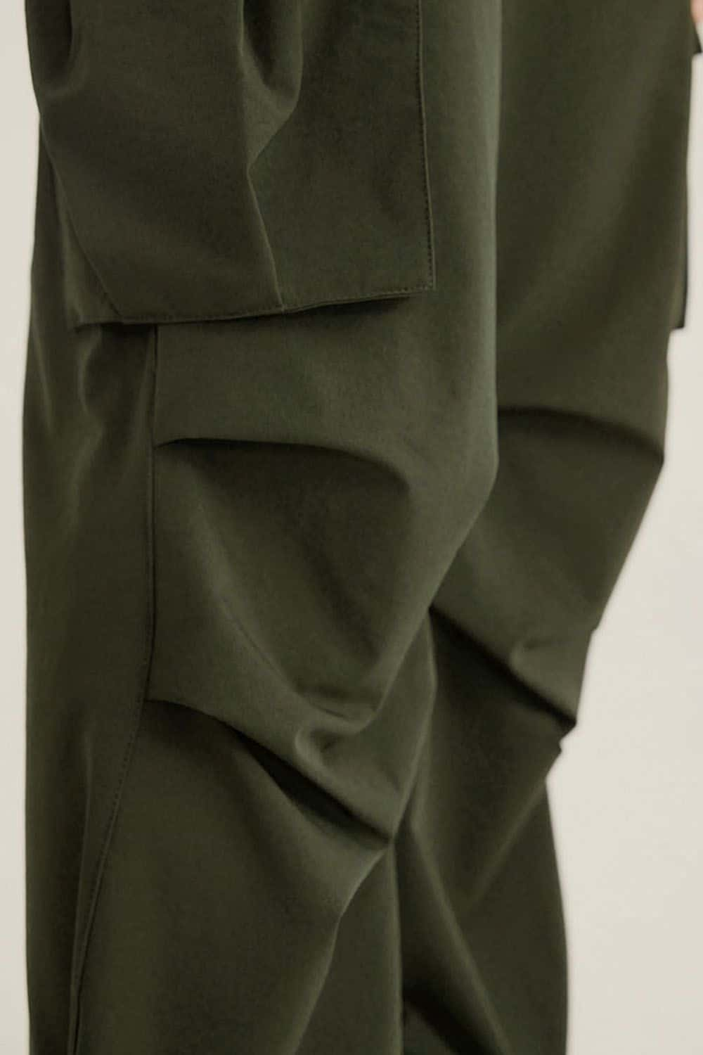 Quick-Dry Utility Straight-Leg Parachute Pants