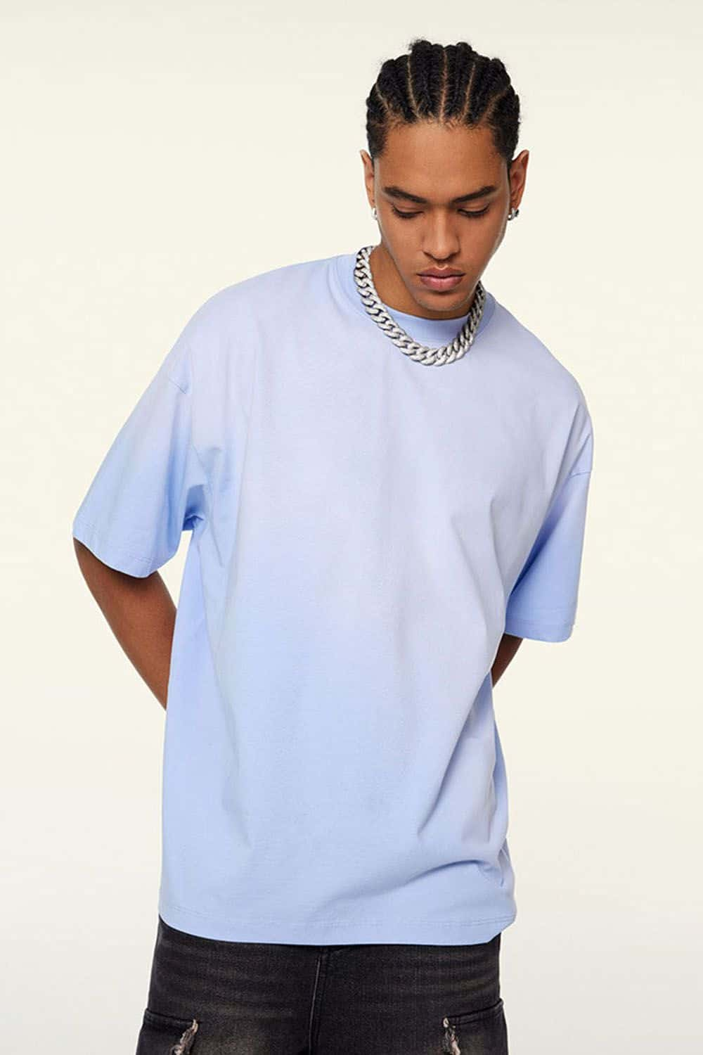 230G Heavyweight Round-Neck Short-Sleeve Loose T-Shirt