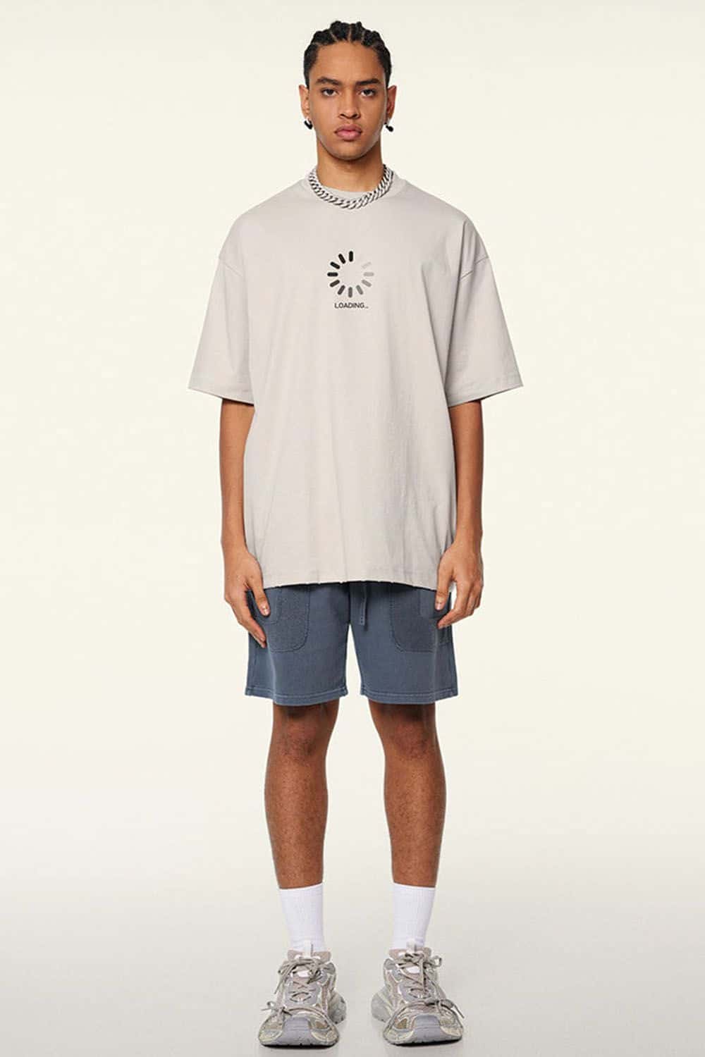 Breathable Graphic Tee - Sandy Apricot