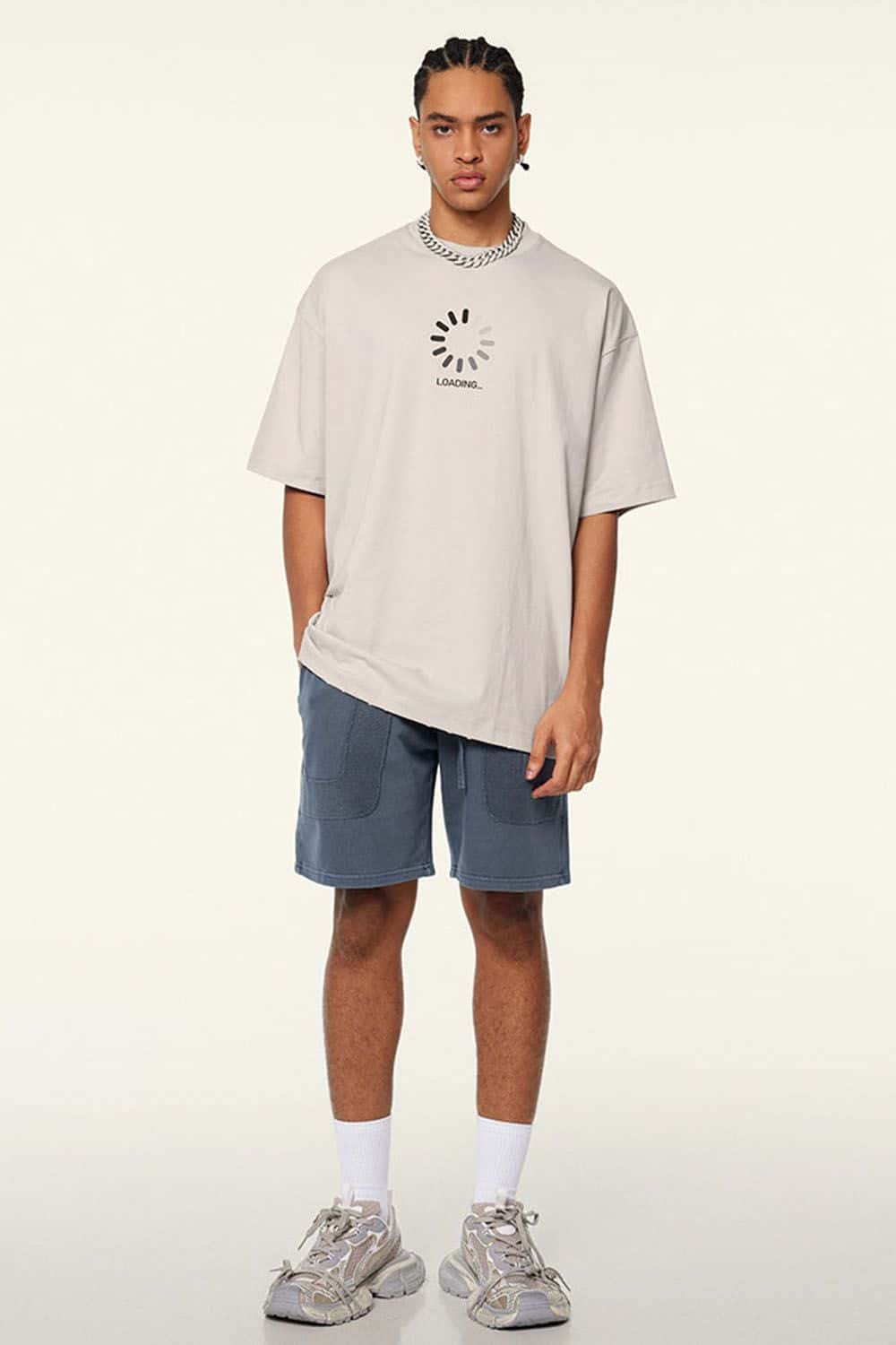 Breathable Graphic Tee - Sandy Apricot