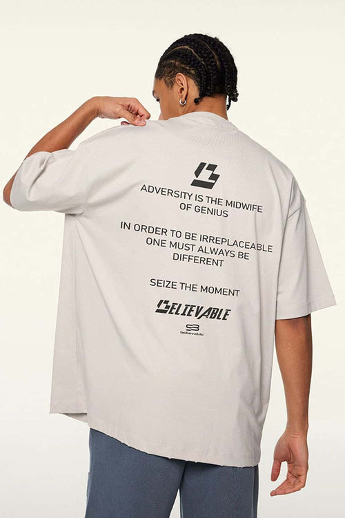 Breathable Graphic Tee - Sandy Apricot
