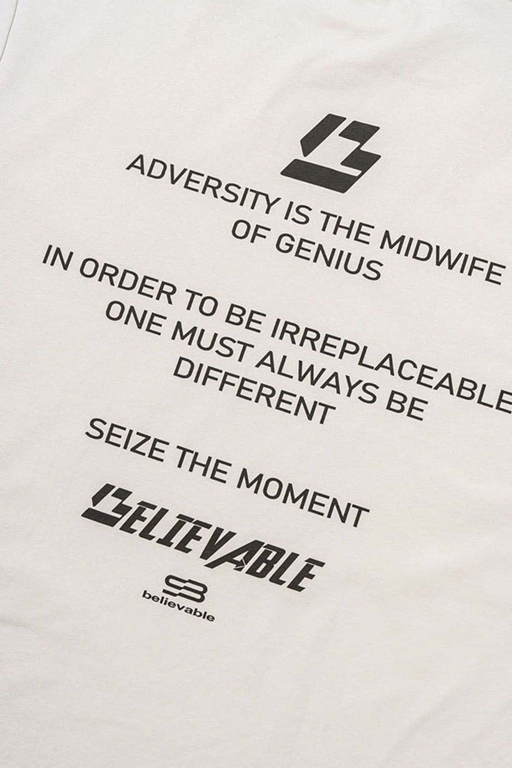 Breathable Graphic Tee - Sandy Apricot