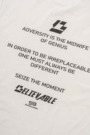 Breathable Graphic Tee - Sandy Apricot