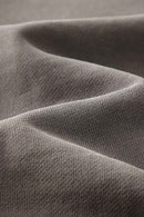 Heavyweight Washed Split-Hem Sweatshirt - Coffee