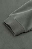 Fleece Lined Minimalist Hoodie - Vitex Ash