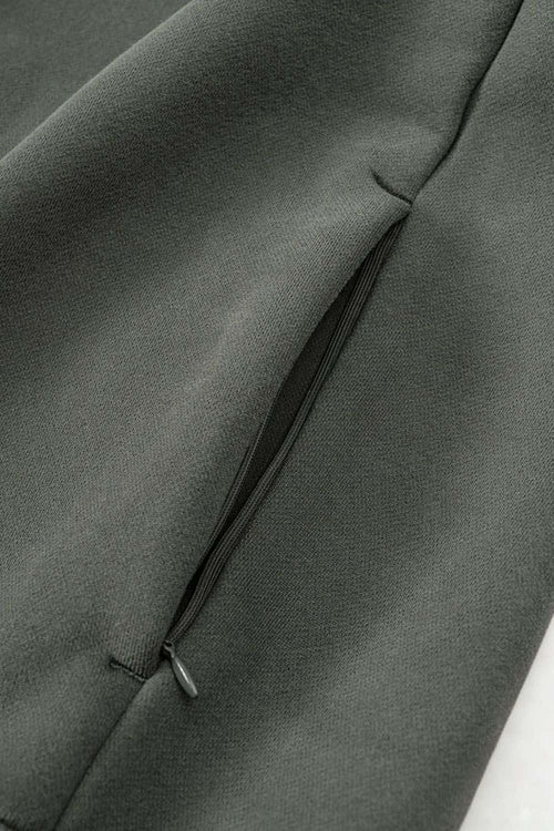 Fleece Lined Minimalist Hoodie - Vitex Ash