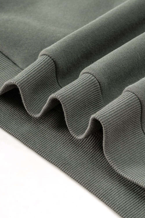 Fleece Lined Minimalist Hoodie - Vitex Ash