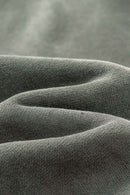 Fleece Lined Minimalist Hoodie - Vitex Ash