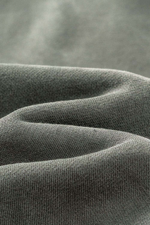 Fleece Lined Minimalist Hoodie - Vitex Ash