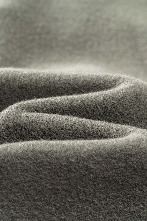 Fleece Lined Minimalist Hoodie - Vitex Ash