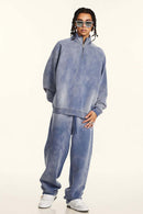 Heavyweight Fleece Full-Zip Hoodie - Blue