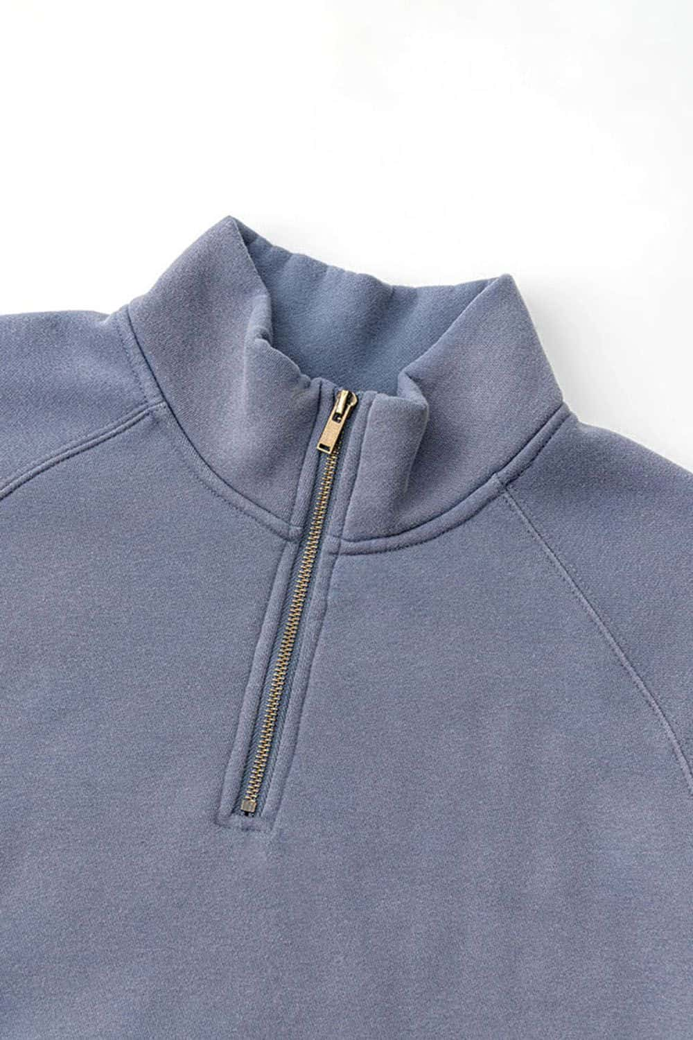 Heavyweight Half-Zip Fleece-Lined Sweatshirt