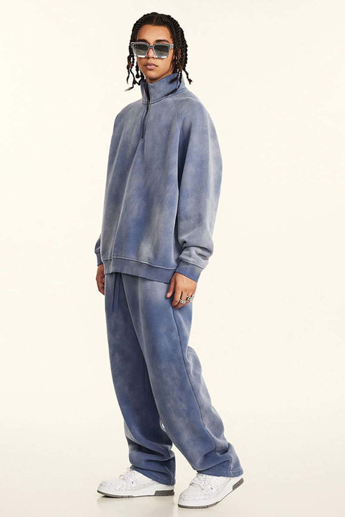 Heavyweight Fleece Full-Zip Hoodie - Blue