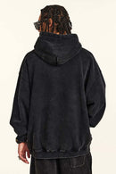 Washed Vintage Fleece Hoodie - Fried Snowflakes