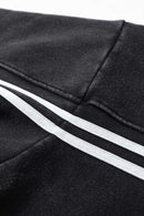 Washed Fleece Graphic Hoodie - Fried Snowflakes